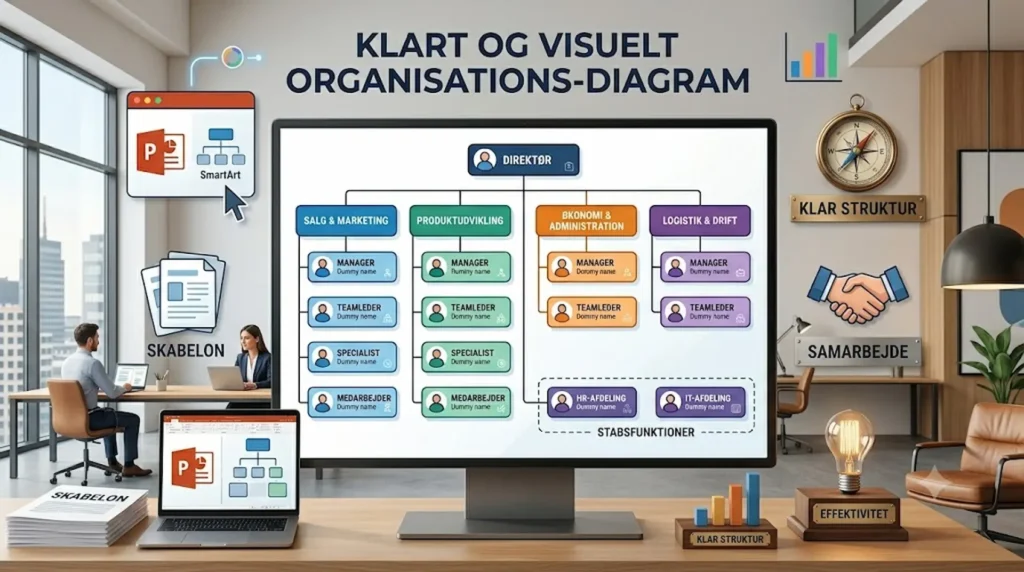 Organisationsdiagram AI