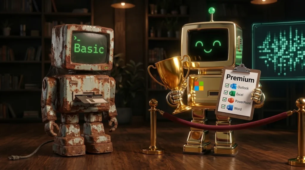 Basic- eller Premium-licens til Copilot
